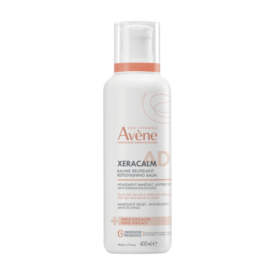 AV_XERACALM_A.D_2026_Replenishing-Balm_Packshot_front_400ml_3282770399523