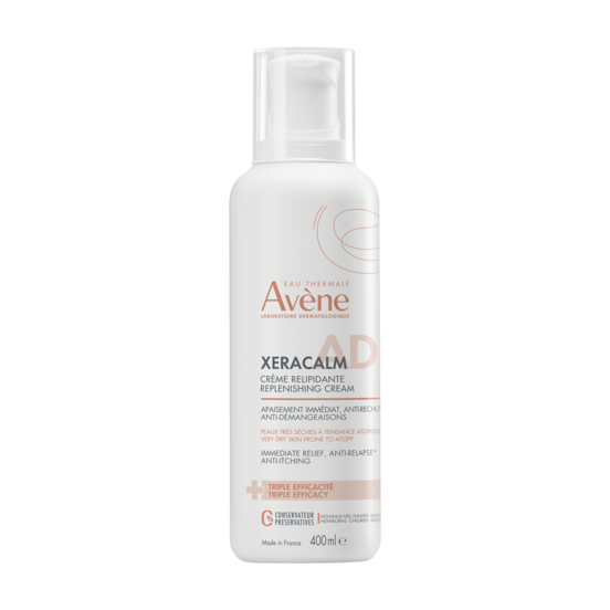 AV_XERACALM_A.D_2026_Replenishing-Cream_Packshot_front_400ml_3282770399561